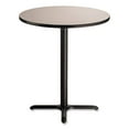 thumbnail image 2 of National Public Seating NPS® Café Table, 36" Round, "X" Base, 42" Height, Particleboard Core/T-Mold - Grey, 2 of 2