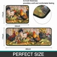 thumbnail image 2 of Kitchen Carpet,2*Kitchen Mat (40*60Cm+40*120Cm),Rooster Kitchen Rug 2 Piece Set Sunflower Decor Kitchen Floor Mat Microfiber Washable Runner Rugs Farmhouse Chicken Decorations Kitchen Mats, 2 of 7