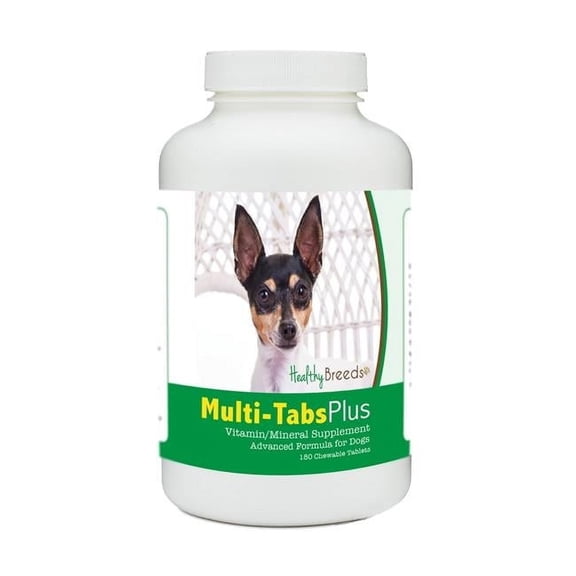 Healthy Breeds 840235177234 Toy Fox Terrier Multi-Tabs Plus Chewable Tablets - 180 Count
