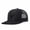 Black, variant on Black Deer Antler Embroidered Color Block Trucker Hat Unisex Adjustable Cotton Breathable Fashion Cap for Travel Daily Wear