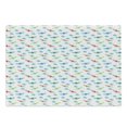thumbnail image 1 of Airplane Cutting Board, Travel Around the World Theme with Colorful Retro Biplanes Air Route Dashed Lines, Decorative Tempered Glass Cutting and Serving Board, Large Size, Multicolor, by Ambesonne, 1 of 1