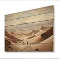 thumbnail image 2 of Designart "Dunes Saharan in Africa III" African American Print on Natural Pine Wood, 2 of 5