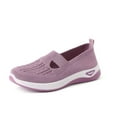 thumbnail image 5 of Wovix Women's Walking Shoes Slip On Casual Moderatearch Support Mesh-Comfortable Workout Sneakers Lightweight Breathable Woven Soft Sole Shoes, 5 of 6