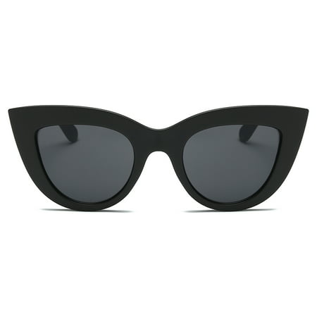 Sawpy Vintage Retro Cat Eye Sunglasses Women Big Frame Sun Glasses Black ladies Sunglass Wrap Eyewear oculos Modified