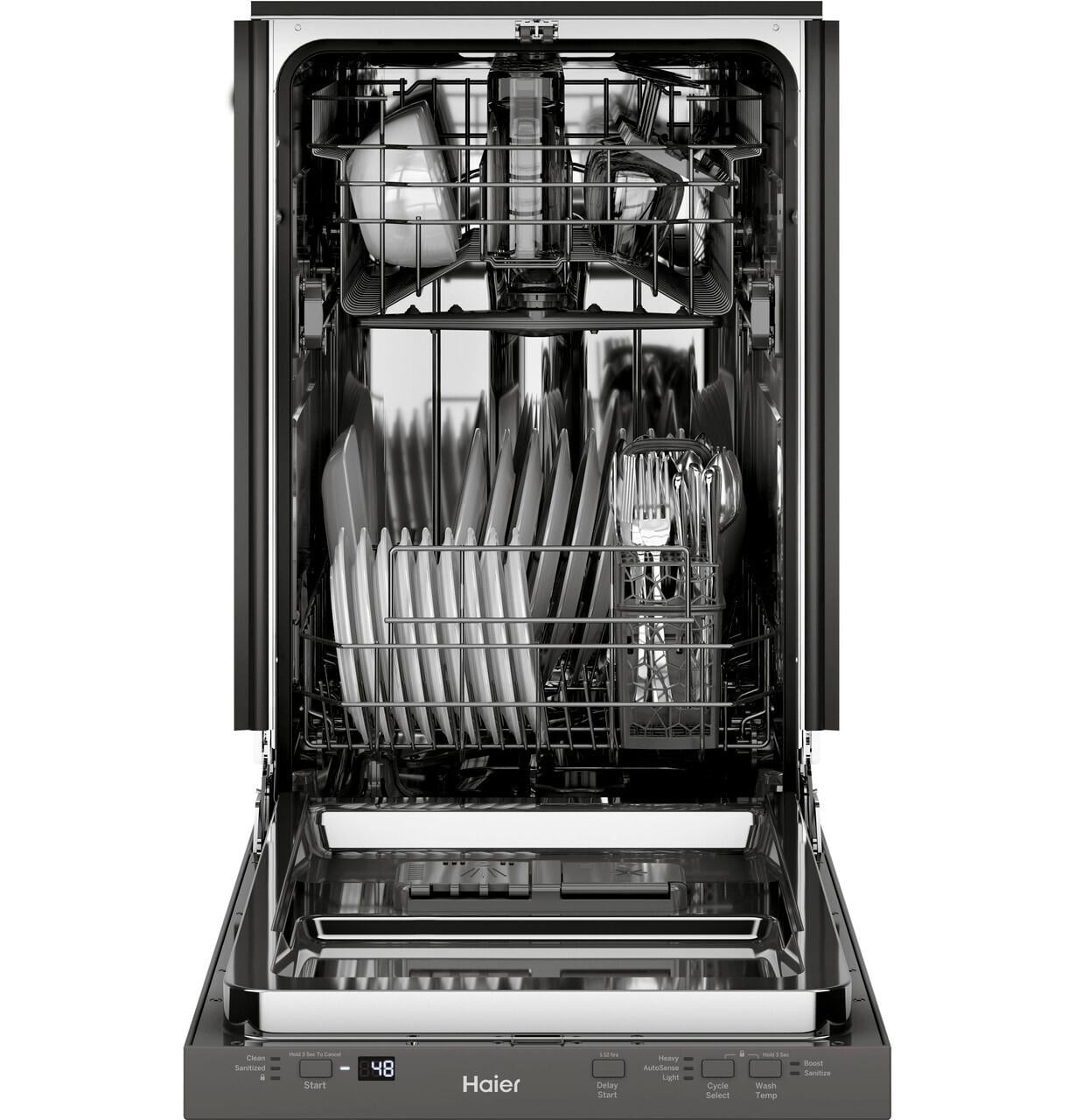 Haier QDT125SSLSS 60 dBA Stainless Built-in Dishwasher