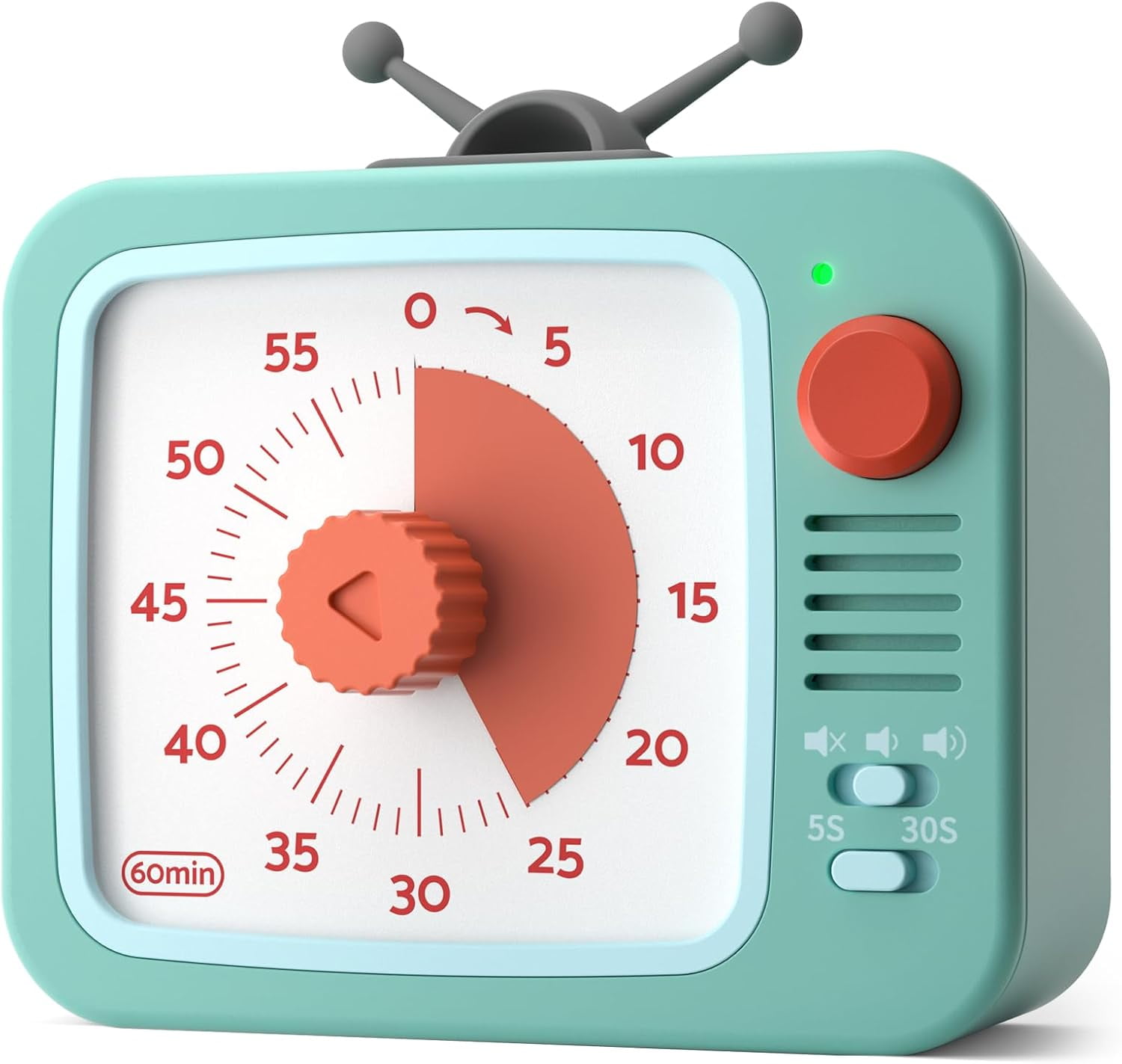 Timer Digitale Magnetico Teacher Created Resources – Bianco, Conto Alla Rovescia E Cronometro, Fino A 99m59s - 4