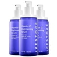 thumbnail image 1 of Sérum facial iRestore, iluminador con vitamina C, 15%, paquete de 3, 1 of 9