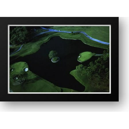 - TPC Sawgrass #17 Aerial #351 16x12 Framed Art Print