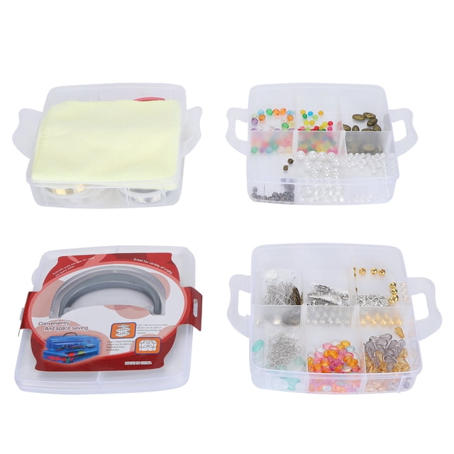 Kit de suministros para hacer joyas, materiales para hacer joyas, materiales para hacer bricolaje, accesorios de joyería para el hogar para la familia LHCER 1