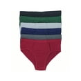 thumbnail image 5 of ToBeInStyle Men's Pack of 3 Assorted Cotton Bikini Briefs - Large, 5 of 7
