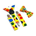 thumbnail image 1 of lionlar Adjustable Suspender Set Dot Suspender Bow for Choir Parties Carnival, 1 of 9