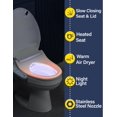 thumbnail image 4 of Asiento de inodoro para bidé Aquonderful, eléctrico, inteligente, con calefacción, blanco, 4 of 8