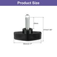 thumbnail image 2 of 2Pack Metric Carbon Steel Clamping Screw Knob t Shaped Thumb Screws M8 x 25mm, 2 of 5