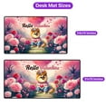thumbnail image 5 of Hello Valentine’s Day Pomeranian Flower Crown Romantic Pink Floral Desk Mat Full Keyboard Mouse Pad Pom Dog Lover Gifts Large Mousepad - 00031, 5 of 5