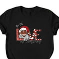 thumbnail image 3 of Abcnature Merry Christmas Tree T-Shirt Women's Cute Christmas Gnomies Graphic Tees Holiday Short Sleeve Tshirt Xmas Buffalo Plaid Red T-Shirt For Men Women T-Shirt Black,I M, 3 of 6