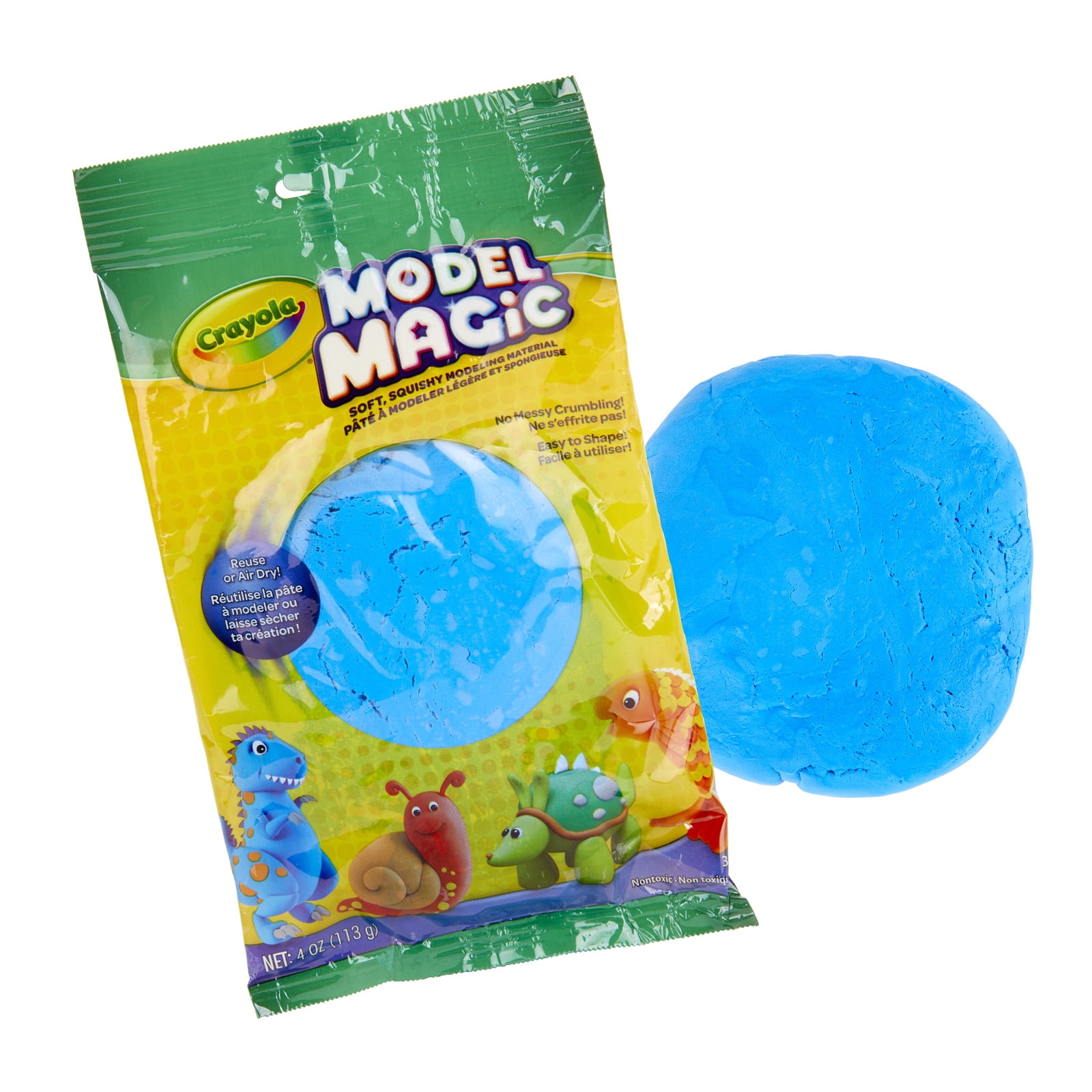 Crayola Model Magic Modeling Compound, Blue, 4 oz. Per Pack, 6 Packs