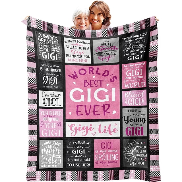 LHSHID Super soft flannel blanket Christmas Halloween Mother's Day blanket gift 60x80in