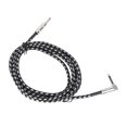 thumbnail image 1 of Guitar Cable Copper Core, Professional Design  Sound Transmission Compatible For Bass Black White, 1 of 8
