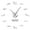 Silver, variant on Sharks Frameless Wall Clock Stickers, DIY Modern Decorative Clocks for Living Room, Bedroom, Office - Easy to Install, Large 3D Clock Design (Silver,27in)