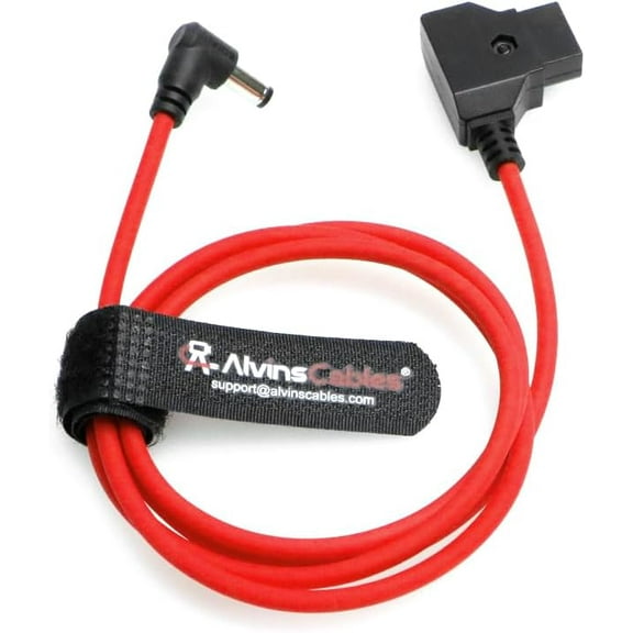 Alvin's Cables Ultra Soft Dtap to DC Cable Right Angle for Atomos Shogun D-tap to 2.1 DC Power Cable for Blackmagic Design Video Assist for SmallHD 702 for Feelworld FW568 Monitor 1m|39.7in