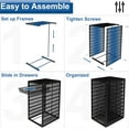thumbnail image 5 of Mesh file organizer 10 drawers, Office Supplies Desktop Organizers and Accessories Stationery Storage, Paper Letter Tray, File Binder Organizer for Home Office School,Black, 5 of 16