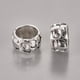 thumbnail image 2 of 200pc Rondelle Tibetan Style Alloy Beads Lead Free & Cadmium Free Large Hole Beads Antique Silver 13x8mm Hole: 10mm, 2 of 2