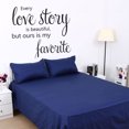 thumbnail image 3 of Uxcell Home Love Story Pattern Removable DIY Wall Decoration Art Sticker Decal 22.8" x 22.4", 3 of 6