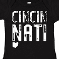 thumbnail image 4 of Inktastic Cincinnati, Ohio Distressed Font Boys or Girls Baby Bodysuit, 4 of 5