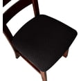 thumbnail image 1 of LAICAIW Seat Covers for Dining Room Chair Seat Slipcovers Kitchen Chair Covers (Black, 6 Pcs), 1 of 7