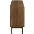 thumbnail image 2 of Modway Render Modern Style Particleboard Wood Display Stand in Walnut, 2 of 7