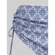 thumbnail image 4 of Traje de Tankini de Cordones en Talla Extra con Escote Pronunciado en Espalda Rosegal  Camisetas sin mangas de talla grande, 4 of 5