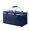 Deep Blue, variant on Portable 30L Insulated Picnic Basket Sturdy Aluminum Frame Foldable Basket for Camping and Beach Outings Shopping Bag