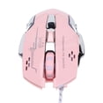 thumbnail image 1 of Gamer Mouse, Delicate Texture Drive Free Gaming Mouse Wired  for Home for Office White,, 1 of 8