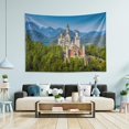 thumbnail image 7 of Coolnut The World Famous Neuschwanstein Castle Tapestry Living Room Bedroom Decoration Tapestry Wall blanket Curtain (80x60Inches) Home Decor Gifts, 7 of 7