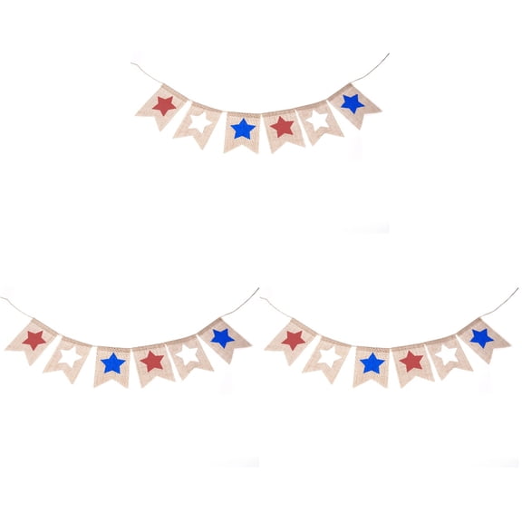 TAILTOSS Patriotic Gar Multi Color Fourth of July Hanging Decoration