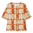 thumbnail image 6 of Favoffer Unisex Kids Summer Geometric Art Graphic Tee Multicolor Stretchy Loose Fit Round Neck Short Sleeve Trendy Top Casual Travel Play Gift 5-15Y, 6 of 7