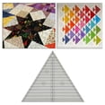 thumbnail image 3 of Quilting Ruler Triangle Acrylic Quilting Ruler Fabric Cutting Ruler Clear Mark 9, 3 of 6