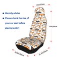 thumbnail image 4 of Sikiie Shiba Inu Dog Car Seat Protector 2 Pack Car Seat Cushion Mat, Car Seat Covers for SUV, Truck, Van, 4 of 7