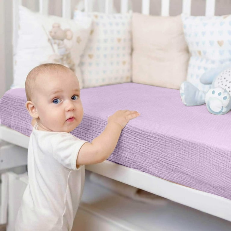 Double Bed Sheets Muslin Crib Sheet Soft Cotton Crib Mattress Sheet For Boys And Girls Breathable And Comfortable 28 Walmart