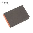 thumbnail image 3 of Unique Bargains 4pcs Sanding Sponge Blocks 400 Grits Sanding Block, 100x70x25mm, Brown&Orange, 3 of 7