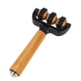 thumbnail image 2 of Rodillo de Masaje Portátil, Fácil de Operar de Madera Portátil de Masaje Inscordado de Masaje Relajando 3 Ruedas para Cuerpo Completo, 2 of 7