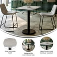 thumbnail image 3 of Flash Furniture 24'' x 30'' Gray Rectangular Laminate Table Top with Black 18" Round Table Height Base, 3 of 8