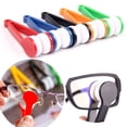 thumbnail image 1 of Two-side Glasses Brush Microfiber Spectacles Cleaner Glasses Cleaning Rub Cleaner Color Random, 1 of 7