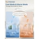 thumbnail image 5 of Ventilador de Techo ZMISHIBO 13" con Luz LED y Control Remoto 120V Blanco, 5 of 8