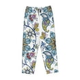 thumbnail image 4 of Daiia Flowers and Butterflies Women's Sleep Pant with Pockets and Drawstring,Pajama Pants-XX-Large, 4 of 9