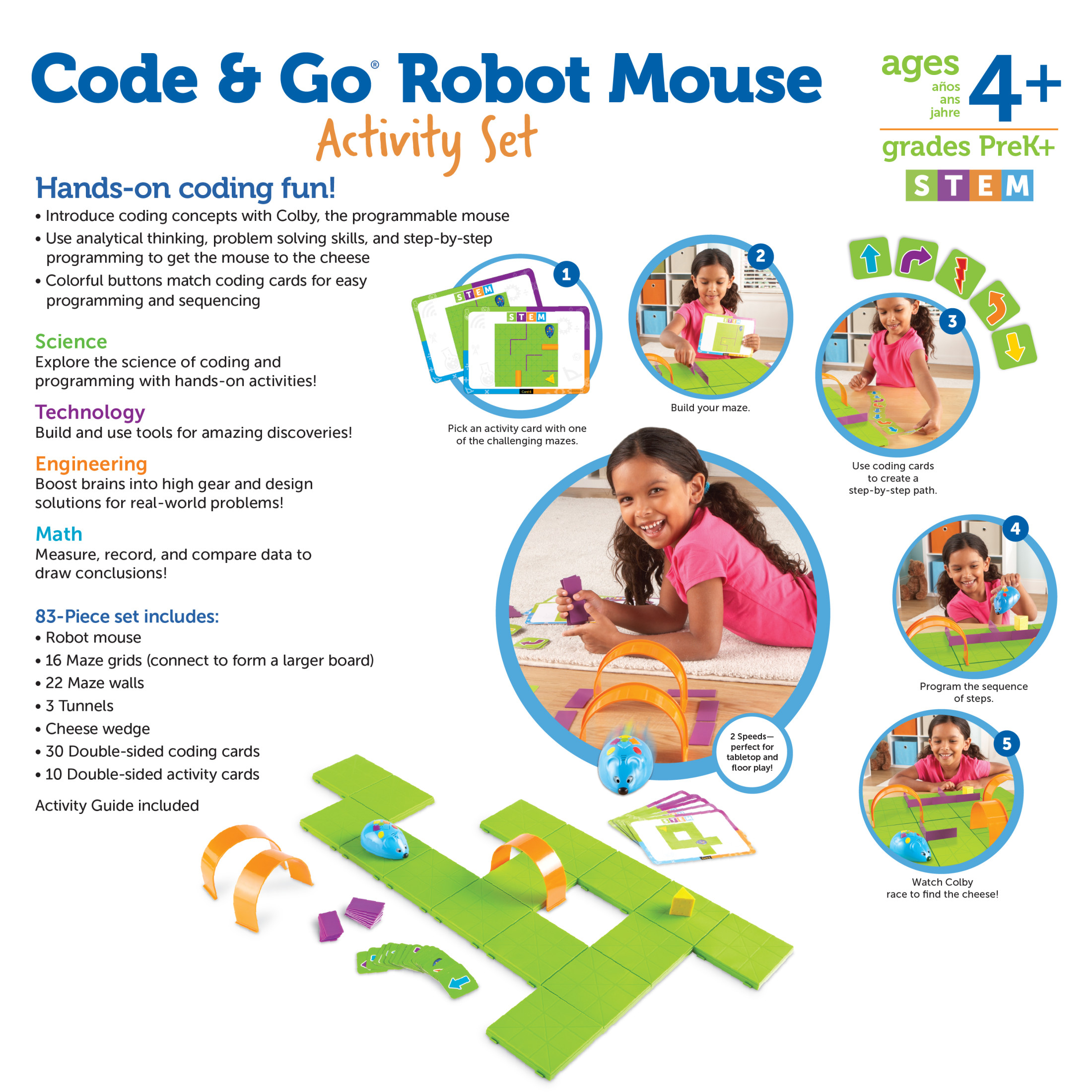 Learning Resources Code & Go Robot Mouse Activity Set photo 6