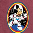 thumbnail image 3 of Mickey & Friends - Mickey 28 Space Badge - Women's Short Sleeve Graphic T-Shirt, 3 of 5