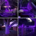 thumbnail image 3 of Morttic 2 Set Battery Operated Fairy Lights , 33FT 100 LED Copper Wire String Lights with Remote Control Timer 8 Modes for Garden, Christmas Party, Indoor and Outdoor Decor,Purple, 3 of 12