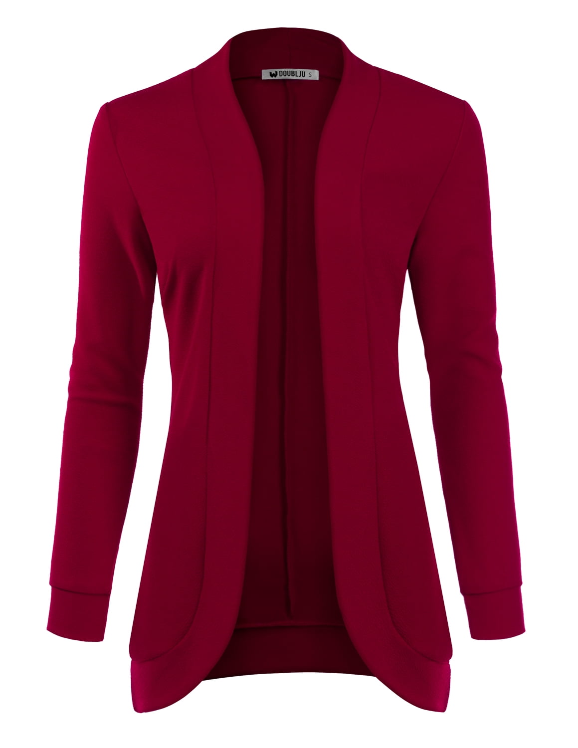 Women’s Long Sleeve Open Front Flowy Knit Duster Longline Cardigan