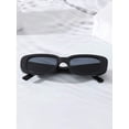 thumbnail image 2 of Women's Minimalist Square Metal Hinge Sunglasses for Daily Wear, Travel & Beach, 2 of 8